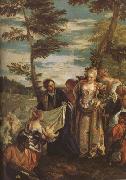Paolo  Veronese The Finding of Moses (mk08) France oil painting artist